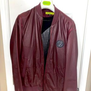 Versace Jeans leather jacket